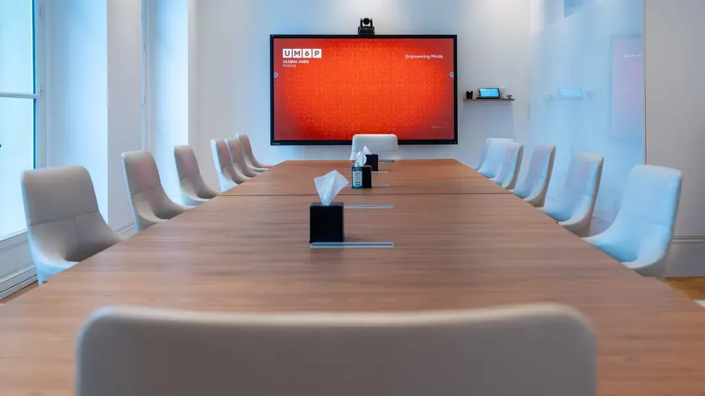 Salle de conseil de l’UM6P Global Hubs France